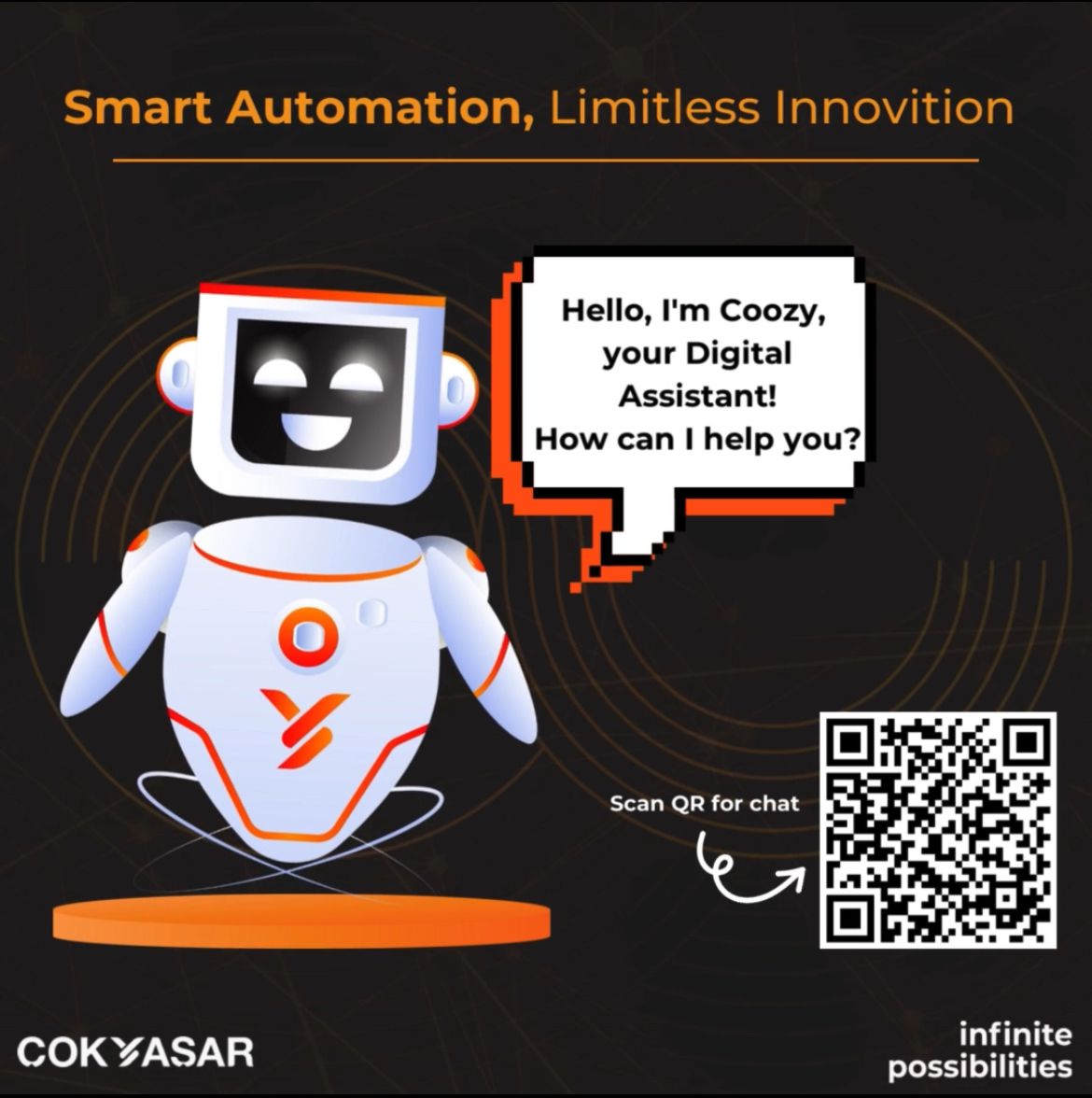 Coozy, the industry's first and only Digital Assistant! 🤖